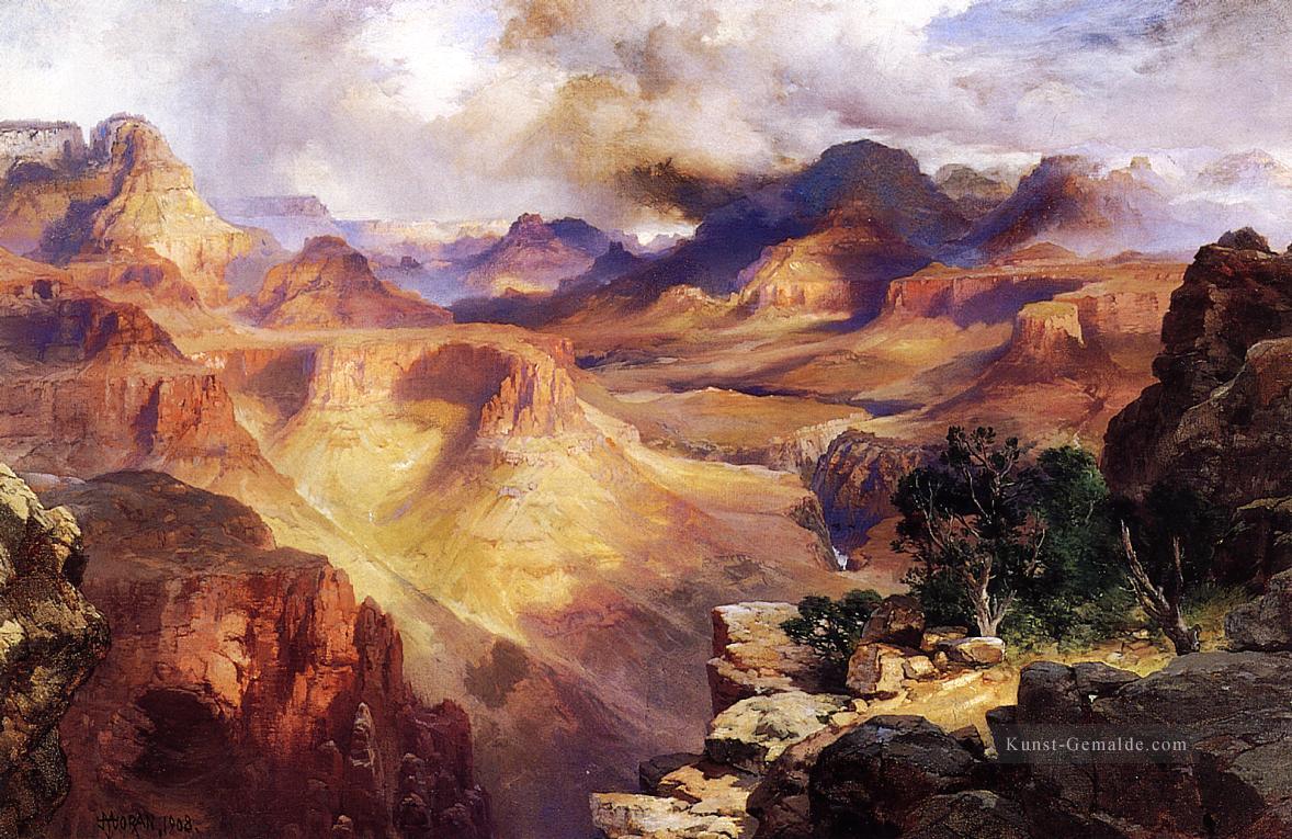 Grand Canyon3 Rocky Berge Schule Thomas Moran Ölgemälde